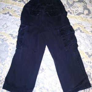 Healthtex 3T Black Cargo Style Pants